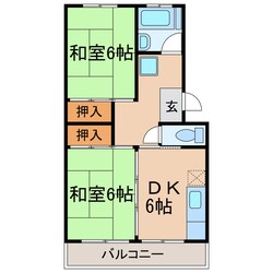 斉藤コーポの物件間取画像